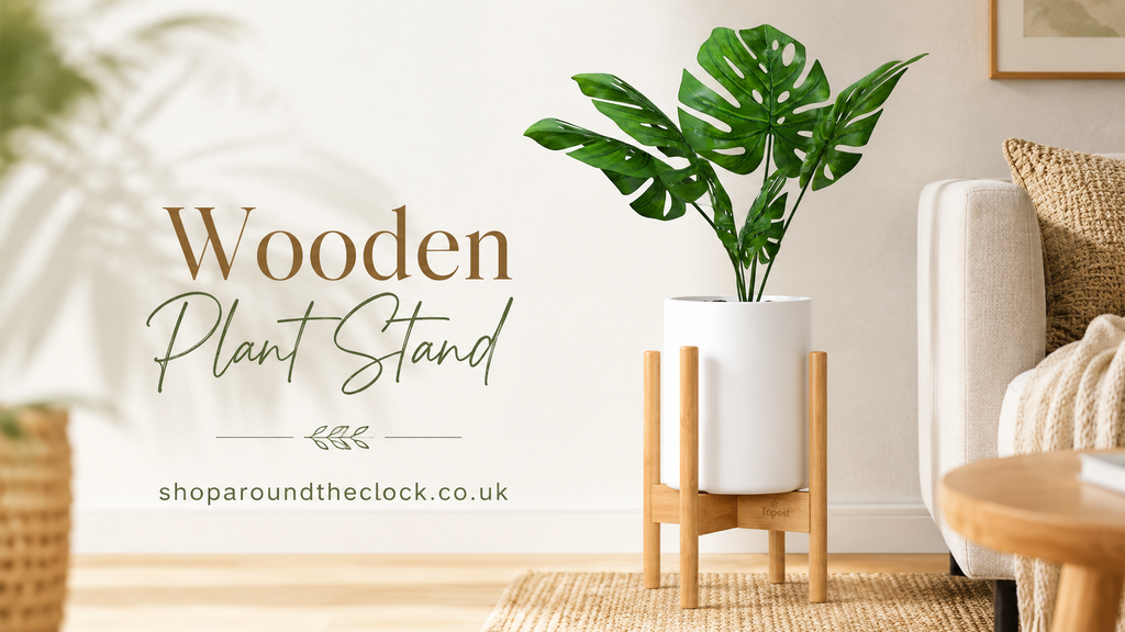 Adjustable Indoor Bamboo Plant Stand