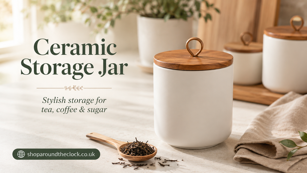 Ceramic Storage Jar With Lid